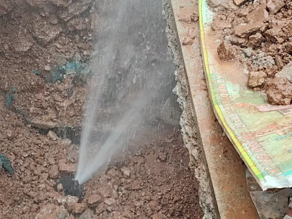 斗门消防水管漏水检测定点开挖